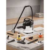 Karcher Se 4 Plus Halı Koltuk ve Döşeme Yıkama Makinesi 1000W 4l Çift Hazneli, Ev ve Araç Için Kompakt Derin Temizlik Gücü - Beyaz
