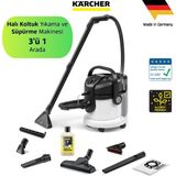 Karcher Se 4 Plus Spezial Halı, Koltuk , Döşeme Yıkama & Süpürme Makinesi 1000W 4l Çift Hazneli, Ev ve Araç Için Kompakt Derin Temizlik Gücü - Beyaz