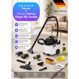 Karcher Se 5 Pro Profesyonel Set Halı Koltuk Yıkama Makinesi ve Torbalı Süpürge 1000W 4l Çift Tanklı, Yıkama + Süpürme Bir Arada - Beyaz