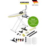 Karcher Sı 4 Easyfix Iron Super Kit Buharlı Temizlik ve Ütüleme +Ütü Masası+Cam,Sert Zemin Buharlı Temizlik