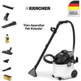 Karcher Signature Line Halı & Koltuk Yıkama Makinesi | 3’ü 1 Arada Derinlemesine Temizlik - Beyaz - Siyah