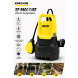 Karcher Taşınabilir Kirli Su Dalgıç Pompa 280W 9500 L/Saat 20 mm Partikül Geçişli Şamandıralı Bahçe Bodrum H