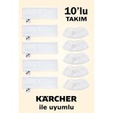 Karcher Uyumlu Easyfix 10'lu Mop Bezi Takımı Sc1 / Sc2 / Sc3 / Sc4 / Sc5