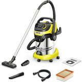 Karcher Wd 6 P S V-30/8/22/t Sarı Süpürge 30 L Toz Hacmi ile Güçlü Emiş ve Su Haznesi
