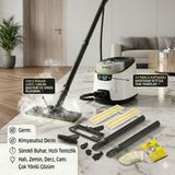 Karcher Yüksek Basınçlı Buharlı Temizlik Makinesi 4.0 Bar Vapohydro Fonksiyonlu Kimyasalsız Derz ve Fayans Temizleyici Buharlı Paspas Sc 5 Deluxe Signature Line - Beyaz