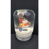 Kardan Adam Kar Küresi, Noel Yılbaşı Temalı Cam Fanus, İskandinav Tasarım, 10x6 cm, Ev Dekorasyonu