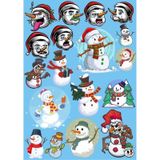 Kardan Adam Sticker Set 15 Parça Telefon, Tablet, Defter, Laptop Sticker