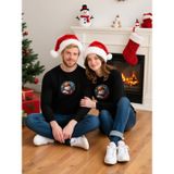 Kardan Adam Unisex Sweatshirt (50, Siyah, M)
