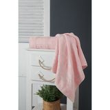 Kardelen 2'li Bamboo Banyo Havlu Seti & Hamam Takımı - 50 x 90 cm - Pembe