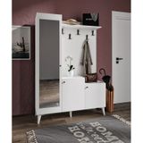 Kardelen 9 Bölmeli Aynalı Portmanto 180 x 125