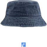 Kardelen Butik Denizli %100 Pamuk Çocuklar Için Balıkçı Şapkası ( 4-8 Yaş ) ( Size 52 ) - Lacivert - 4 - 8 Yaş