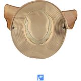 Kardelen Butik Denizli Rüzgar Geçirmez Düz Renk Dağcı Şapka 56-58 cm - Bej - 56 - 58 cm
