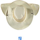 Kardelen Butik Denizli Rüzgar Geçirmez Düz Renk Dağcı Şapka 56-58 cm - Krem - 56 - 58 cm