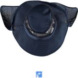Kardelen Butik Denizli Rüzgar Geçirmez Düz Renk Dağcı Şapka 56-58 cm - Lacivert - 56 - 58 cm