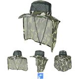 Kardelen Butik Denizli Rüzgar Geçirmez Kamuflaj Dağcı Şapka ( 56-58 cm ) - 56 - 58 cm - Sarı