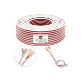 Kardelen Hoparlör Kablosu Kordon 2x0.75 Zayıf Akım Led Kablosu Beyaz 100 Metre