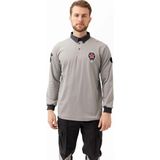 Kardelen İş Elbiseleri Münih Güvenlik Uzun Kol T-Shirt Kurumsal Güvenlik Personel Kıyafeti - Gri - Füme - 3XL