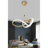 Kardelen Modern Sarkıt LED Avize - 1 - Gold