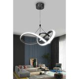 Kardelen Modern Sarkıt LED Avize - 1 - Siyah