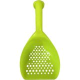 Kardelen Pet Jumbo Kedi Kumu Küreği 04804 | 30 cm Güçlendirilmiş Sert Plastik Elek - Sarı