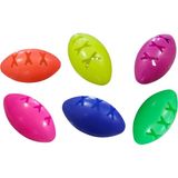 Kardelen Pet Kedi Topu Beyzbol 4 x 7 cm 6 Adet - Çok Renkli