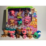 Kardelen Pet Shop Neşeli Minişler 6'lı Miniş Ailesi Oyuncak Pet Star Hayvanlar Hediyelik Set