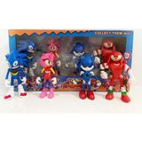 Kardelen Sonic Boom & Arkadaşları Figür Oyuncak Seti 4 Figür Bir Arada - Renkli