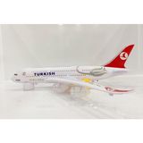 Kardelen Uludağ Oyuncak Air Bus Thy Uçak Işıklı Sesli Çarpar Döner CH-133TK - Beyaz