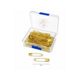 Kardelux 50’li Şeffaf Kutulu Çengelli İğne (2 cm)- Şal, Eşarp ve Kıyafet İçin Dayanıklı İğne