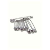 Kardelux Çengelli İğne 12'li 3 Boy Gümüş Renk (No:0,1,2) 2.5-3-3.5 cm Uzunluk-Çatal İğne-Kancalı İğne-Firkete