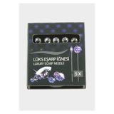 Kardelux Eşarp İğnesi, Taşlı Toplu İğne 5 Adet Beyaz, Taşlı Eşarp İğnesi, Abiye Eşarp İğnesi
