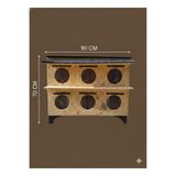 Kardemir Ahşap 6 Girişli Çoklu Kedi Evi –Kedi Yuvası 90X36X70 Cm Dayanıklı Osb Ayaklı Barınak | Sokak Kedisi Evi
