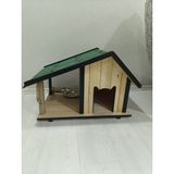 Kardemir Ahşap Kedi Evi Su Geçirmez Dış Mekan Özel Üretim