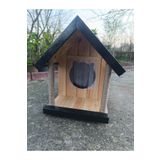 KARDEMİR AHŞAP Kedi evi yuvası şilteli su geçirmez