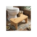 KARDEMİR AHŞAP .Premium Masif Çam Klozet Taburesi - 17cm İdeal Sağlık Boyu - %100 Doğal Ahşap Kurulu Teslimat