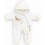 Kardeşler Bebe Welsoft Pelüş Astronot Bebek Tulum - Beyaz - 0 - 3 Ay