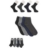 Kardeşler Çorap Erkek Lambswool Yün Kışlık Çok Renkli Yarım Konç Çorap 4'lü Paket - 40 - 46