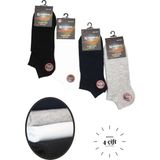 Kardeşler Çorap Erkek Pamuklu Dikişsiz Patik 4'lü Paket - 43 - 46 - Renkli