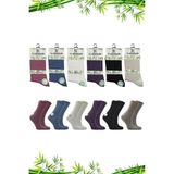 Kardeşler Çorap Kadın Bambu Soket Asorti Çok Renkli Çorap Dikişsiz 6'lı Paket - 36 - 40