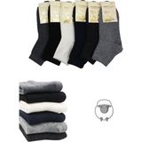 Kardeşler Çorap Kadın Lambswool Yün Kışlık Çok Renkli Yarım Konç Çorap 6'lı Paket - 36 - 40