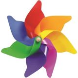 Kardeşler Oyuncak Kardeşler Rüzgar Gülü 16CM 7 Kanatlı Bahçe Tipi 6834816077772 - Çok Renkli