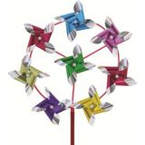 Kardesler Oyuncak Mini Rüzgar Gülü Janjanlı 33 Cm Çap 280042 (Karışık Model 1 Adet)