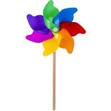 Kardeşler Oyuncak Rüzgar Gülü 14 cm Çap 7 Kanatlı Bahçe Gurubu