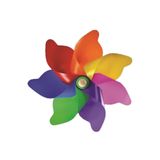 Kardesler Oyuncak Rüzgar Gülü 21 Cm Çap 7 Kanatlı 280301 (KARIŞIK RENK 1 ADET)