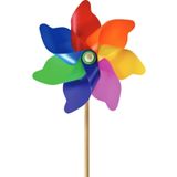 Kardesler Oyuncak Rüzgar Gülü 65 Cm Çap 8 Kanatlı Baskılı Plastik