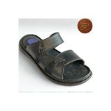 Kardeşler SHOE Erkek Hakiki Deri Terlik Ultra Rahat Ortapedik Taban Hafif Yumuşak Rahat Günlük Siyah Terlik