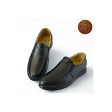 Kardeşler SHOE Erkek Hakiki Deri Ultra Rahat Ortapedik Kauçuk Taban Günlük Siyah Ultra Rahat Günlük Siyah Ayakkabı