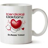 Kardiyoloji Doktoru Kişiye Özel Kupa Bardak