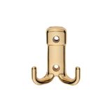 Kare Askı, Metal Vestiyer Askısı, 34 Gr, Dolap ve Duvar Askılığı, Altin (Vidalı)