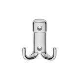 Kare Askı, Metal Vestiyer Askısı, 34 Gr, Dolap ve Duvar Askılığı, Krom (Vidalı)